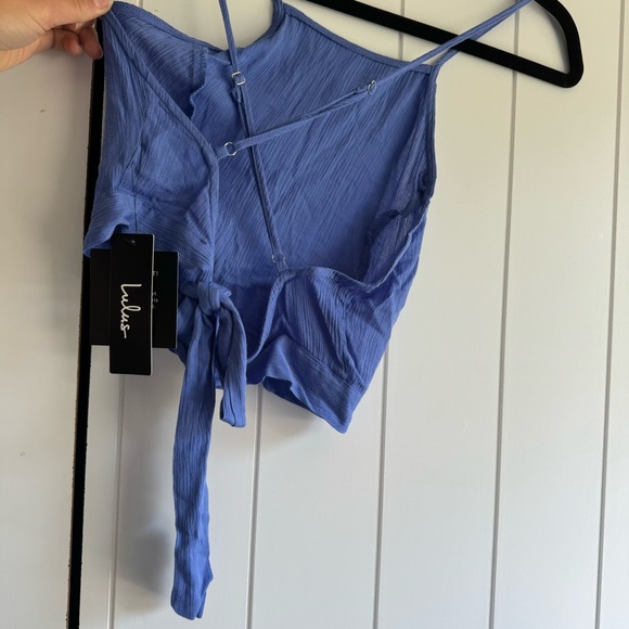 NWT Periwinkle Blue Open Back Tank - Picture 7 of 7